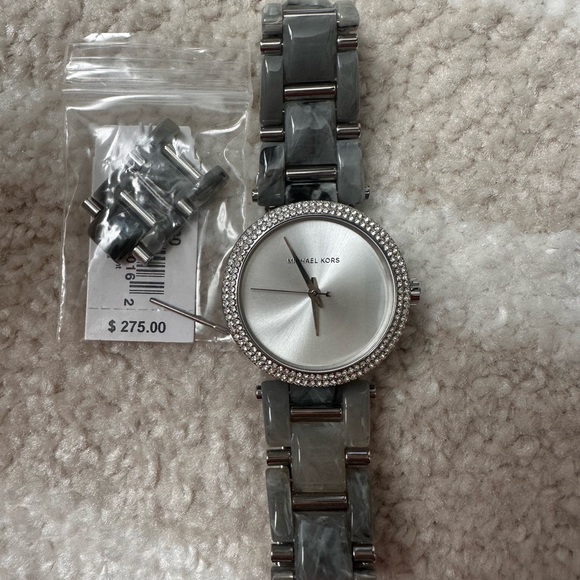 Michael Kors Women’s Watch - Grey Tortoise Shell - Picture 2 of 12